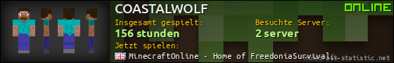 Benutzerleisten 560x90 für COASTALWOLF