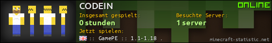 Benutzerleisten 560x90 für CODEIN
