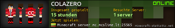 Benutzerleisten 560x90 für COLAZERO