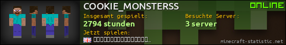 Benutzerleisten 560x90 für COOKIE_MONSTERSS