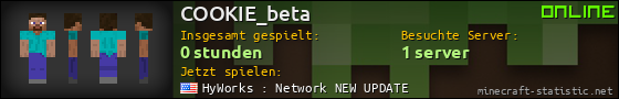 Benutzerleisten 560x90 für COOKIE_beta