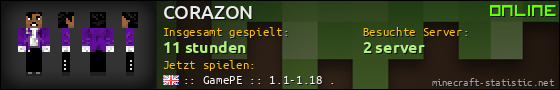 Benutzerleisten 560x90 für CORAZON