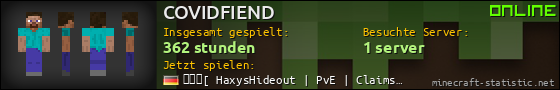 Benutzerleisten 560x90 für COVIDFIEND