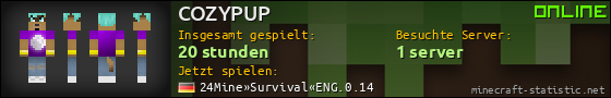 Benutzerleisten 560x90 für COZYPUP