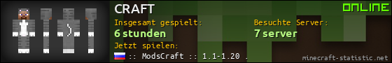 Benutzerleisten 560x90 für CRAFT