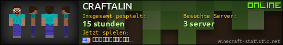 Benutzerleisten 560x90 für CRAFTALIN