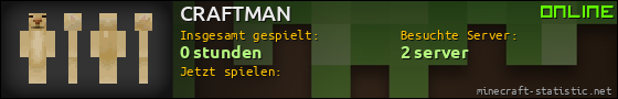 Benutzerleisten 560x90 für CRAFTMAN