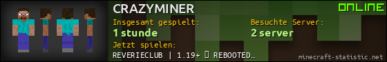 Benutzerleisten 560x90 für CRAZYMINER