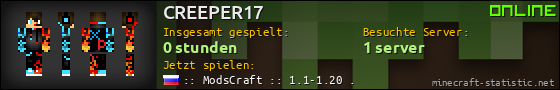 Benutzerleisten 560x90 für CREEPER17