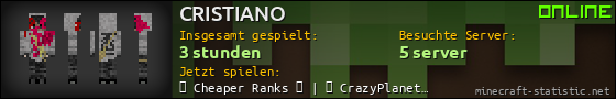 Benutzerleisten 560x90 für CRISTIANO