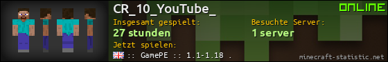 Benutzerleisten 560x90 für CR_10_YouTube_