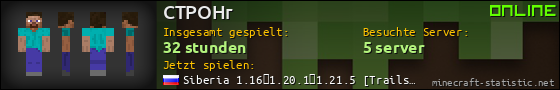 Benutzerleisten 560x90 für CTPOHr