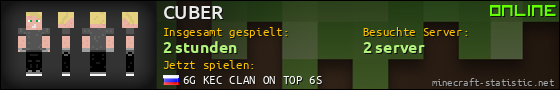 Benutzerleisten 560x90 für CUBER