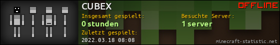 Benutzerleisten 560x90 für CUBEX