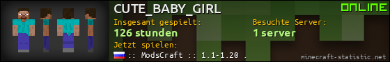 Benutzerleisten 560x90 für CUTE_BABY_GIRL