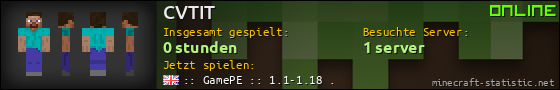 Benutzerleisten 560x90 für CVTIT