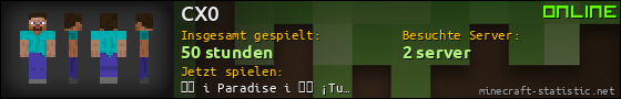 Benutzerleisten 560x90 für CX0