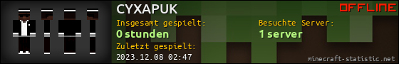 Benutzerleisten 560x90 für CYXAPUK