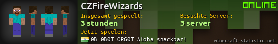 Benutzerleisten 560x90 für CZFireWizards