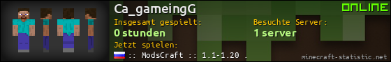 Benutzerleisten 560x90 für Ca_gameingG