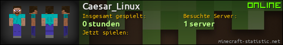 Benutzerleisten 560x90 für Caesar_Linux