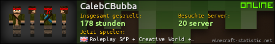 Benutzerleisten 560x90 für CalebCBubba