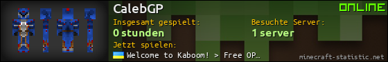 Benutzerleisten 560x90 für CalebGP