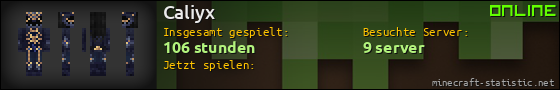 Benutzerleisten 560x90 für Caliyx