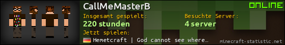 Benutzerleisten 560x90 für CallMeMasterB