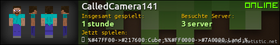 Benutzerleisten 560x90 für CalledCamera141