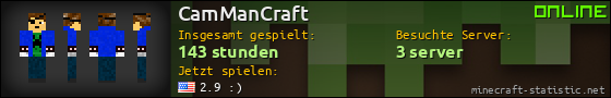 Benutzerleisten 560x90 für CamManCraft