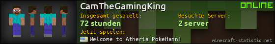 Benutzerleisten 560x90 für CamTheGamingKing