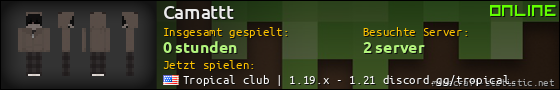 Benutzerleisten 560x90 für Camattt