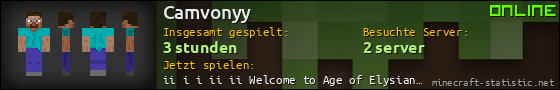 Benutzerleisten 560x90 für Camvonyy