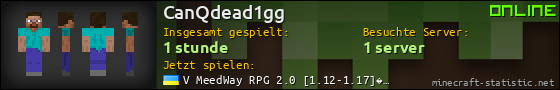 Benutzerleisten 560x90 für CanQdead1gg