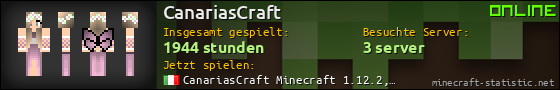 Benutzerleisten 560x90 für CanariasCraft