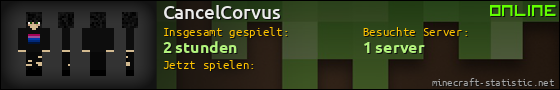Benutzerleisten 560x90 für CancelCorvus