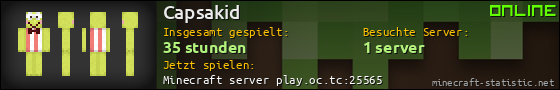 Benutzerleisten 560x90 für Capsakid
