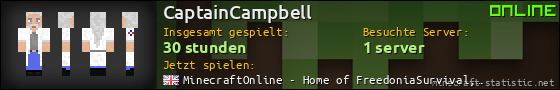 Benutzerleisten 560x90 für CaptainCampbell