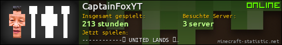 Benutzerleisten 560x90 für CaptainFoxYT