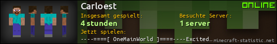 Benutzerleisten 560x90 für Carloest