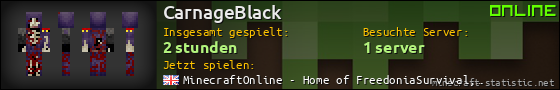 Benutzerleisten 560x90 für CarnageBlack