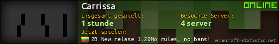 Benutzerleisten 560x90 für Carrissa