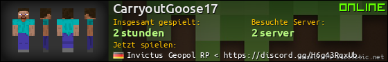 Benutzerleisten 560x90 für CarryoutGoose17