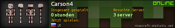 Benutzerleisten 560x90 für Carson4