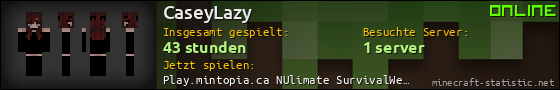 Benutzerleisten 560x90 für CaseyLazy