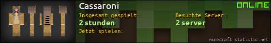 Benutzerleisten 560x90 für Cassaroni