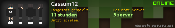 Benutzerleisten 560x90 für Cassum12