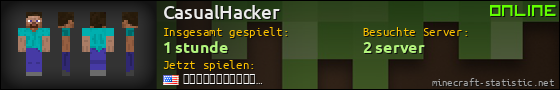 Benutzerleisten 560x90 für CasualHacker