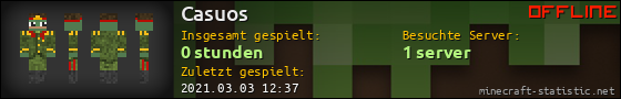 Benutzerleisten 560x90 für Casuos